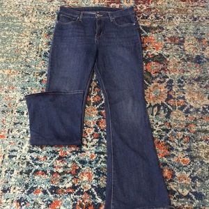 Levi’s High-rise, boot-cut, sz 31/32, or sz 12